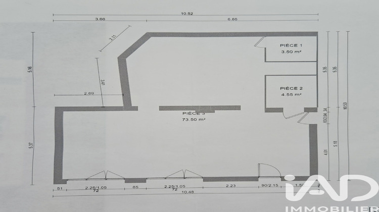 Ma-Cabane - Vente Boutique Estrées-Saint-Denis, 82 m²