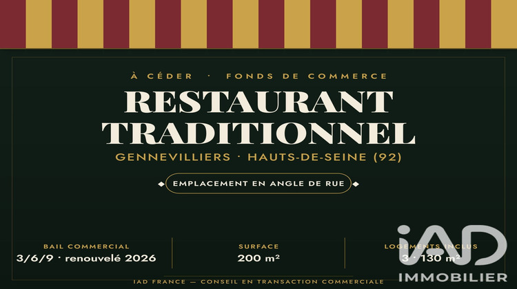 Ma-Cabane - Vente Boutique Gennevilliers, 210 m²