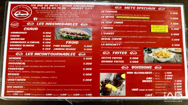 Ma-Cabane - Vente Boutique Hagondange, 30 m²