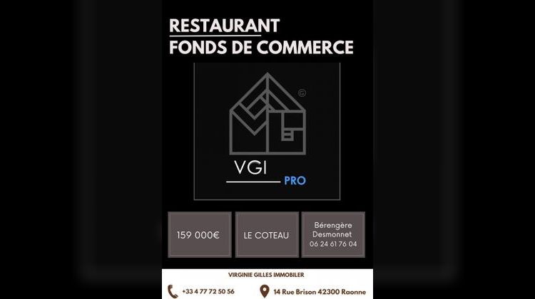 Ma-Cabane - Vente Boutique Le Coteau, 80 m²