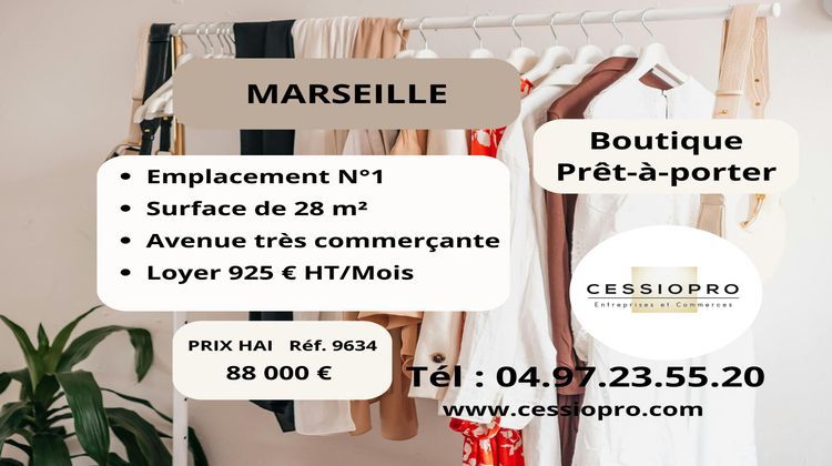 Ma-Cabane - Vente Boutique Marseille, 28 m²