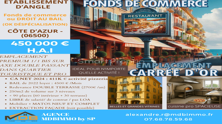 Ma-Cabane - Vente Boutique Menton, 250 m²