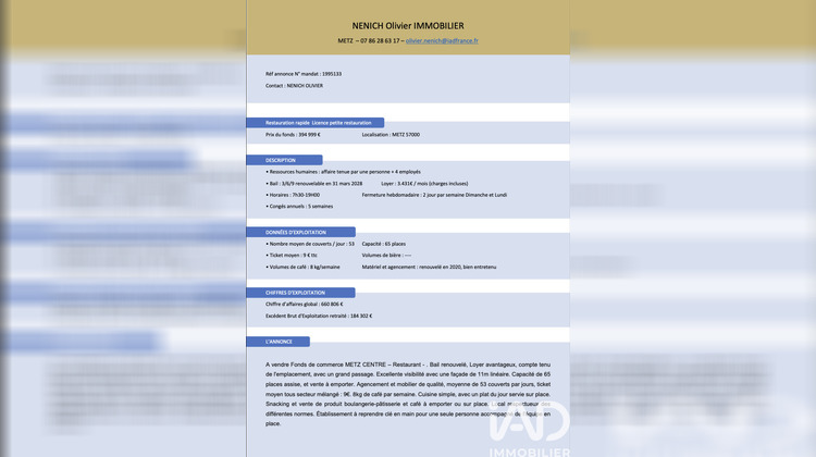 Ma-Cabane - Vente Boutique Metz, 156 m²