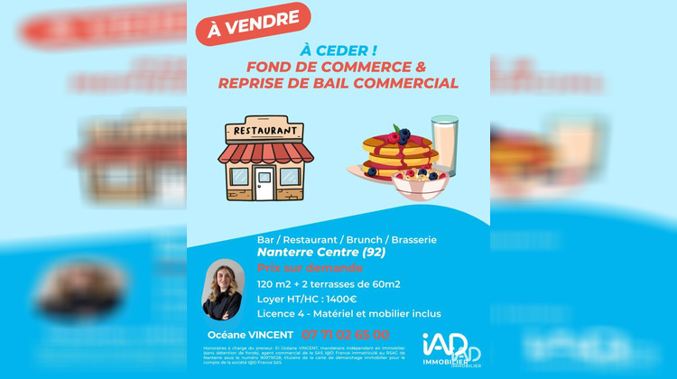 Ma-Cabane - Vente Boutique Nanterre, 120 m²