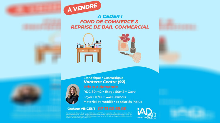 Ma-Cabane - Vente Boutique Nanterre, 140 m²