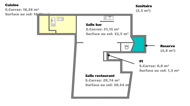 Ma-Cabane - Vente Boutique Nanterre, 84 m²