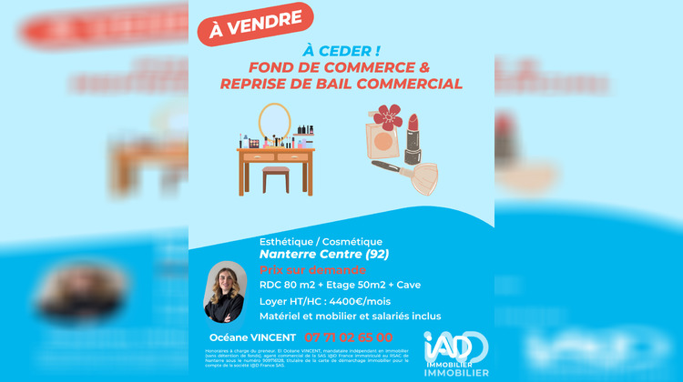 Ma-Cabane - Vente Boutique Nanterre, 140 m²