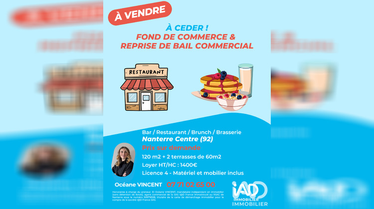 Ma-Cabane - Vente Boutique Nanterre, 120 m²