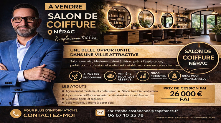 Ma-Cabane - Vente Boutique NERAC, 60 m²