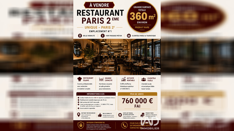 Ma-Cabane - Vente Boutique Paris, 360 m²