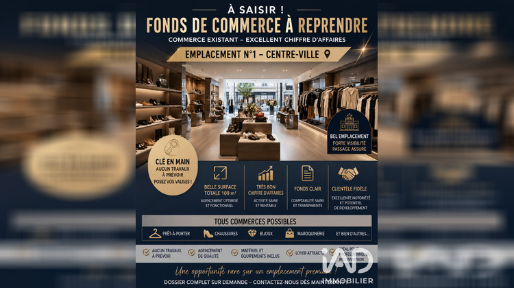 Ma-Cabane - Vente Boutique Pontivy, 95 m²