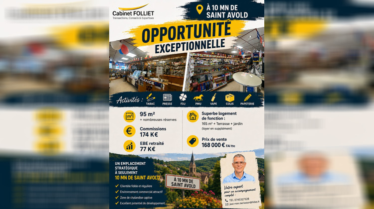 Ma-Cabane - Vente Boutique Saint-Avold, 120 m²