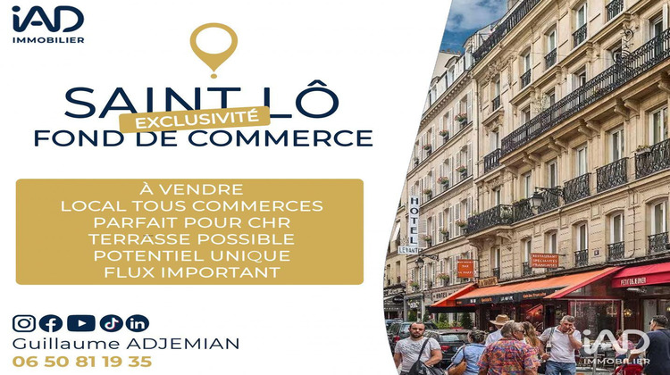 Ma-Cabane - Vente Boutique Saint-Lô, 55 m²