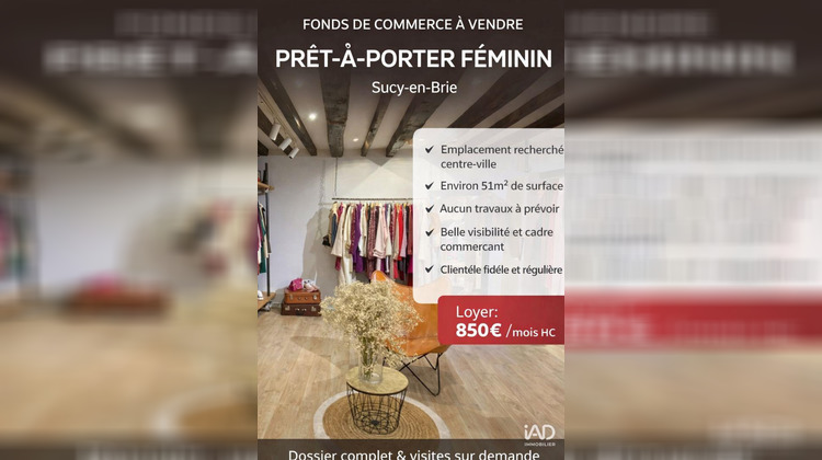 Ma-Cabane - Vente Boutique Sucy-en-Brie, 51 m²
