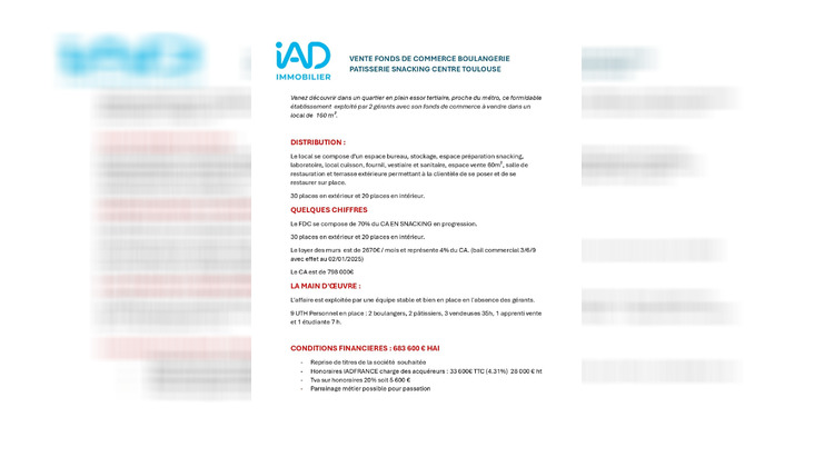 Ma-Cabane - Vente Boutique Toulouse, 160 m²