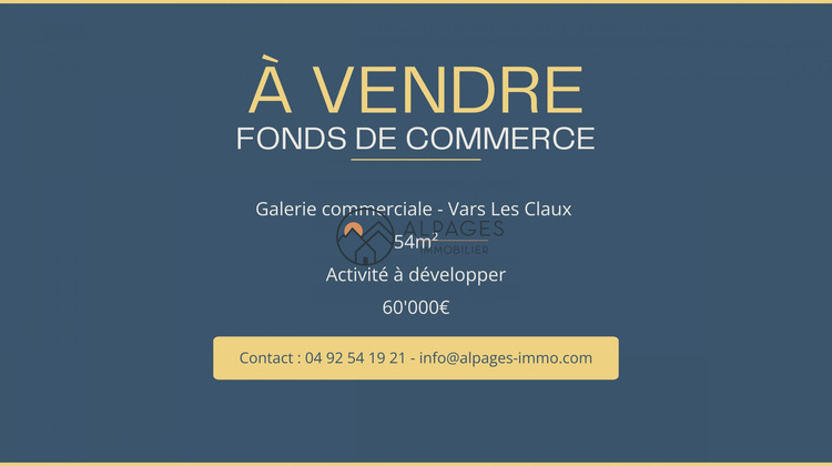 Ma-Cabane - Vente Boutique Vars, 54 m²