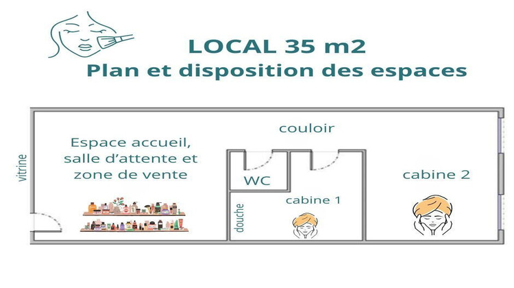 Ma-Cabane - Vente Boutique Venerque, 35 m²