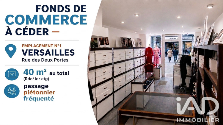 Ma-Cabane - Vente Boutique Versailles, 40 m²