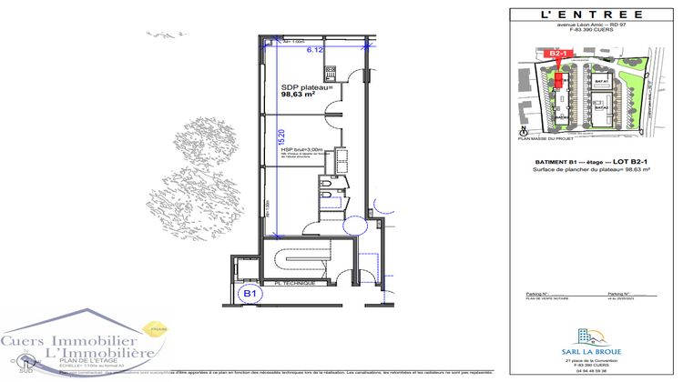 Ma-Cabane - Vente Divers Cuers, 98 m²