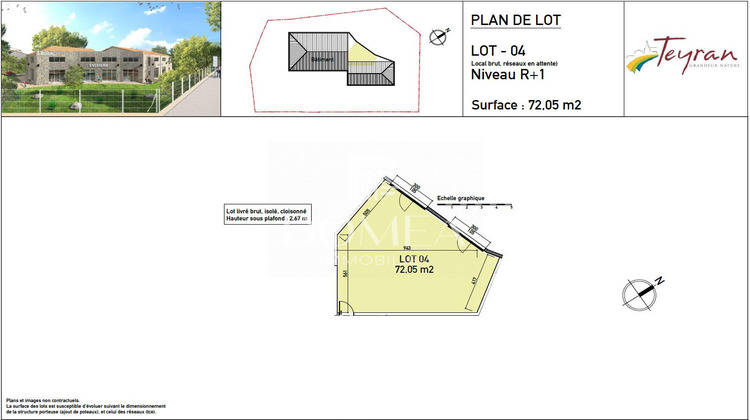 Ma-Cabane - Vente Divers Teyran, 72 m²