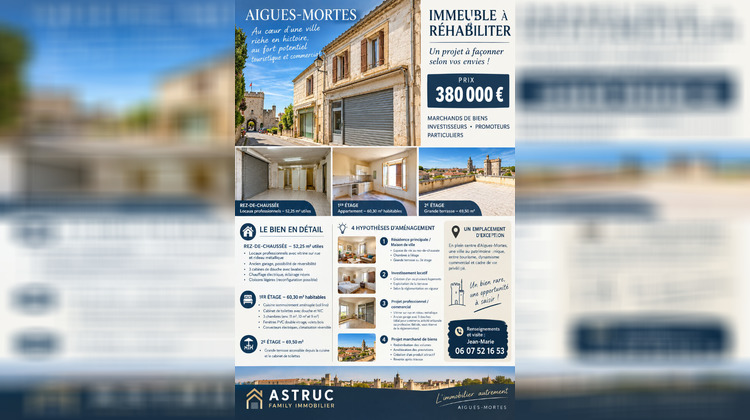 Ma-Cabane - Vente Immeuble AIGUES-MORTES, 112 m²
