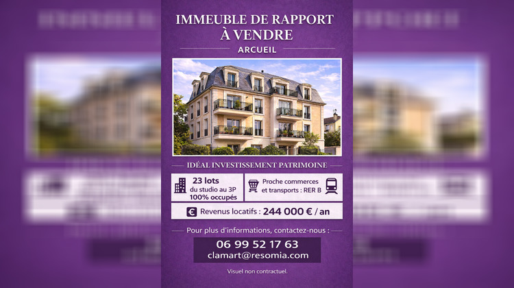 Ma-Cabane - Vente Immeuble ARCUEIL, 802 m²