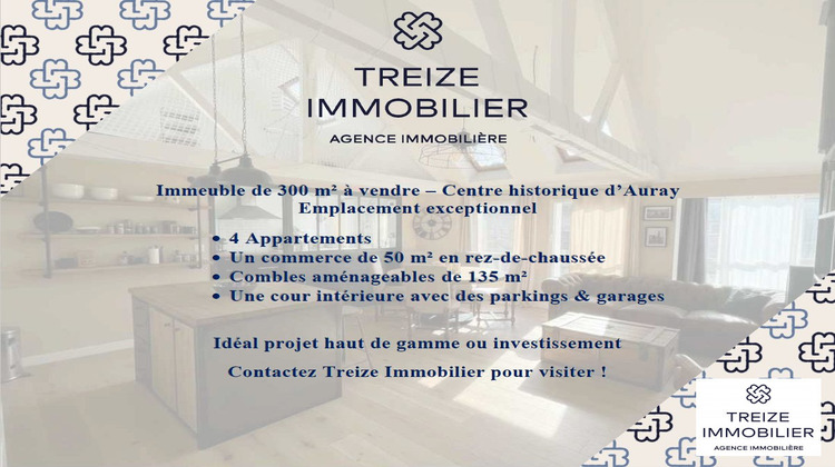 Ma-Cabane - Vente Immeuble Auray, 300 m²