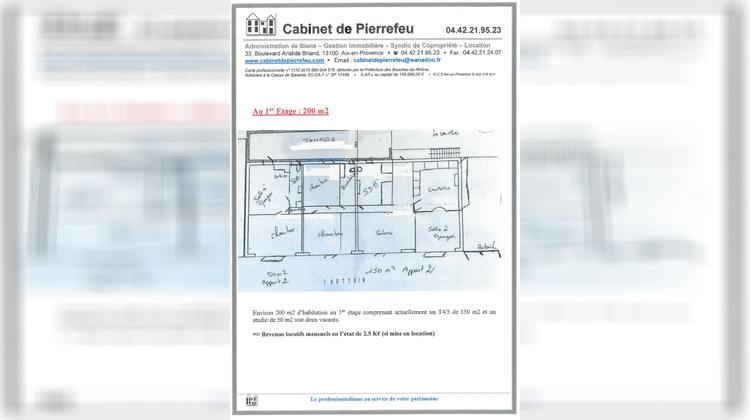 Ma-Cabane - Vente Immeuble Berre-l'Étang, 420 m²