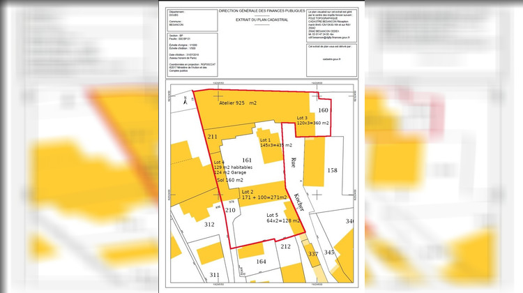 Ma-Cabane - Vente Immeuble BESANCON, 1323 m²