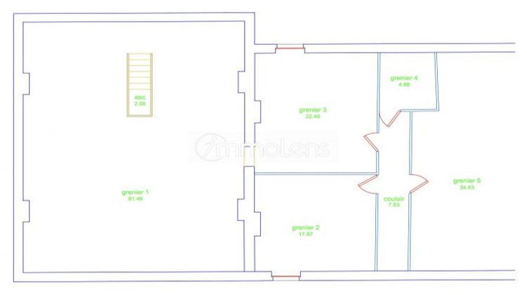 Ma-Cabane - Vente Immeuble Bully-les-Mines, 733 m²