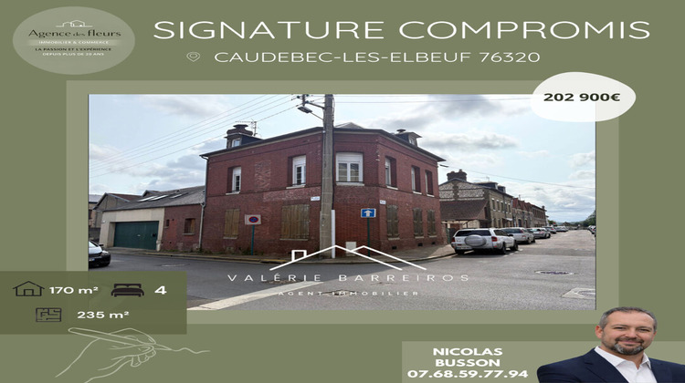 Ma-Cabane - Vente Immeuble CAUDEBEC-LES-ELBEUF, 170 m²