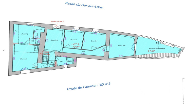Ma-Cabane - Vente Immeuble Châteauneuf-Grasse, 253 m²