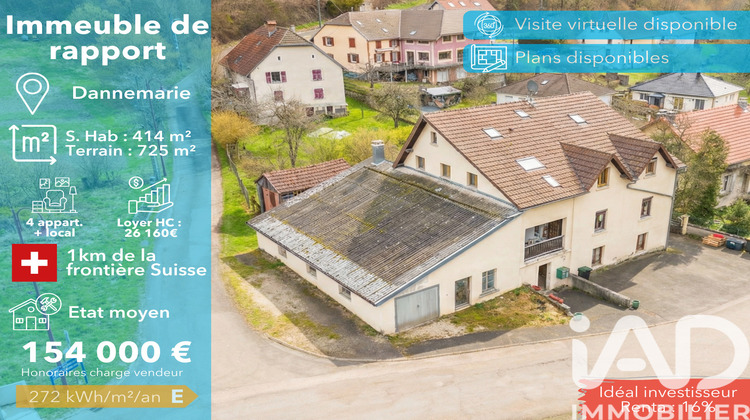 Ma-Cabane - Vente Immeuble Dannemarie, 414 m²