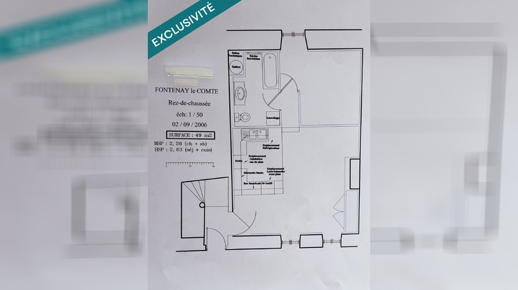 Ma-Cabane - Vente Immeuble Fontenay-le-Comte, 144 m²