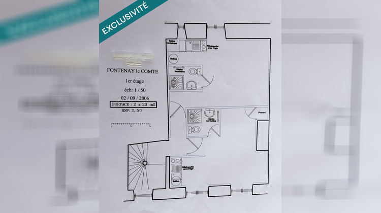 Ma-Cabane - Vente Immeuble Fontenay-le-Comte, 144 m²