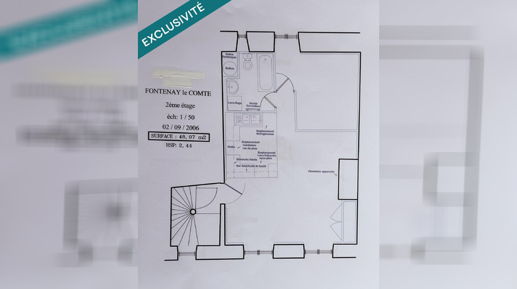 Ma-Cabane - Vente Immeuble Fontenay-le-Comte, 144 m²