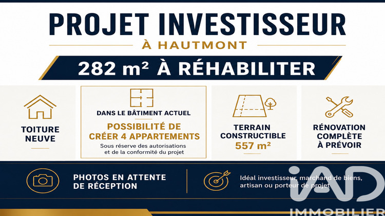 Ma-Cabane - Vente Immeuble Hautmont, 282 m²