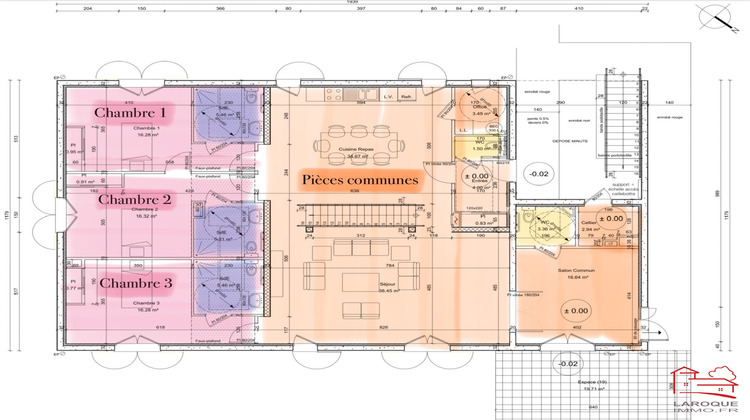 Ma-Cabane - Vente Immeuble Laroque-Timbaut, 887 m²