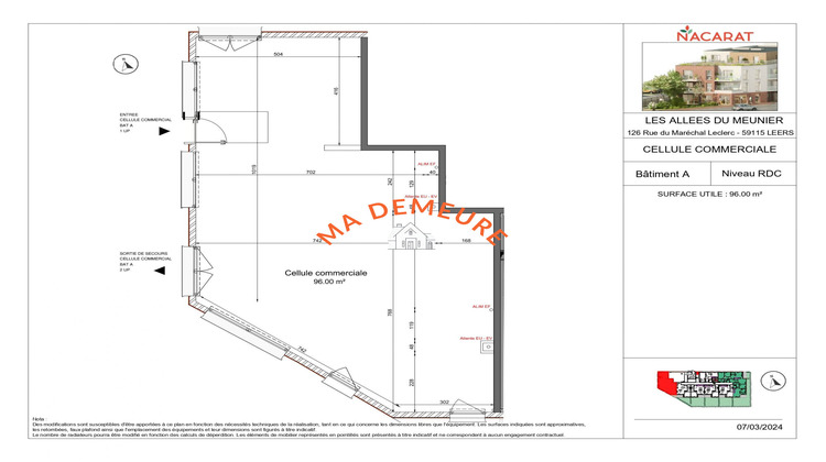 Ma-Cabane - Vente Immeuble Leers, 96 m²