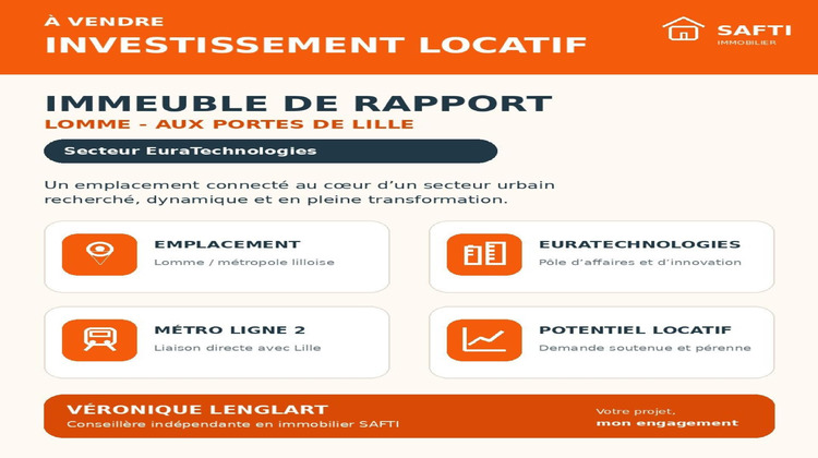 Ma-Cabane - Vente Immeuble Lille, 169 m²