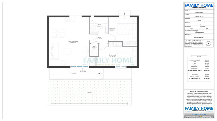 Ma-Cabane - Vente Immeuble Livry-Gargan, 125 m²