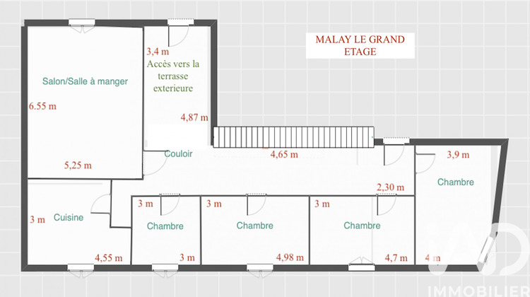 Ma-Cabane - Vente Immeuble Malay-le-Grand, 220 m²