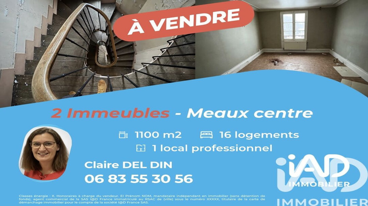 Ma-Cabane - Vente Immeuble Meaux, 950 m²