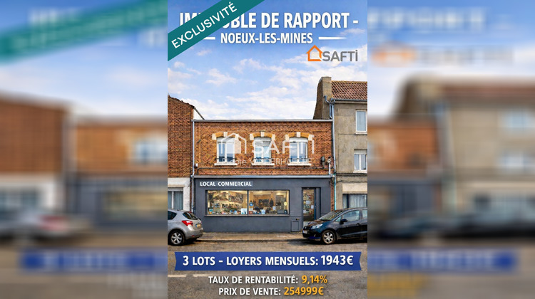Ma-Cabane - Vente Immeuble Noeux-les-Mines, 140 m²