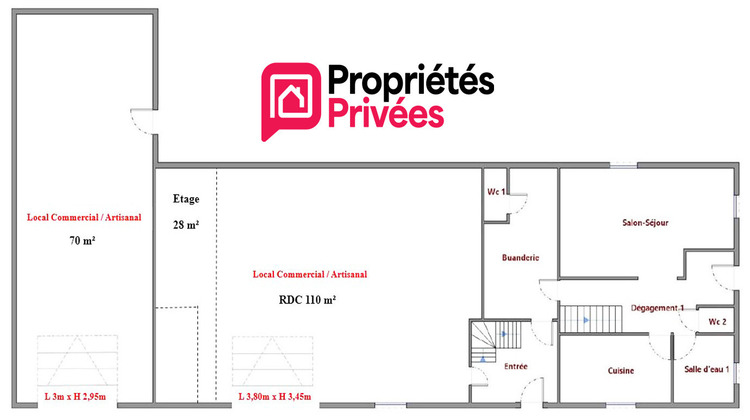 Ma-Cabane - Vente Immeuble NOYERS SUR CHER, 346 m²