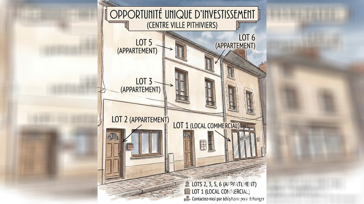 Ma-Cabane - Vente Immeuble Pithiviers, 200 m²
