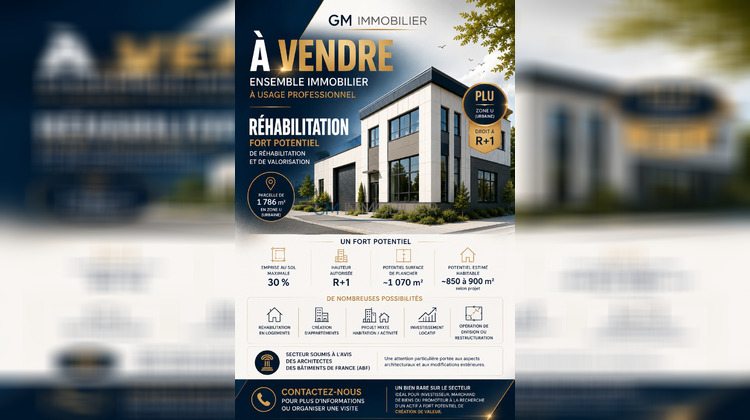Ma-Cabane - Vente Immeuble Sainte-Marie-de-Gosse, 850 m²