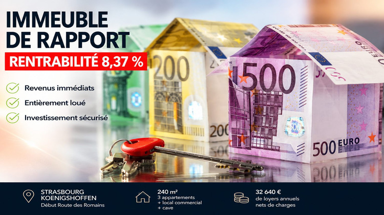 Ma-Cabane - Vente Immeuble Strasbourg, 240 m²