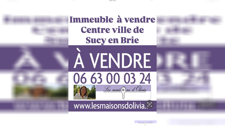 Ma-Cabane - Vente Immeuble Sucy-en-Brie, 300 m²