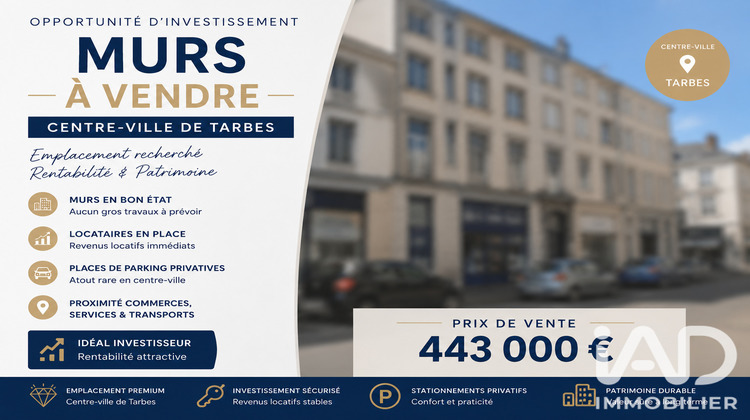 Ma-Cabane - Vente Immeuble Tarbes, 542 m²